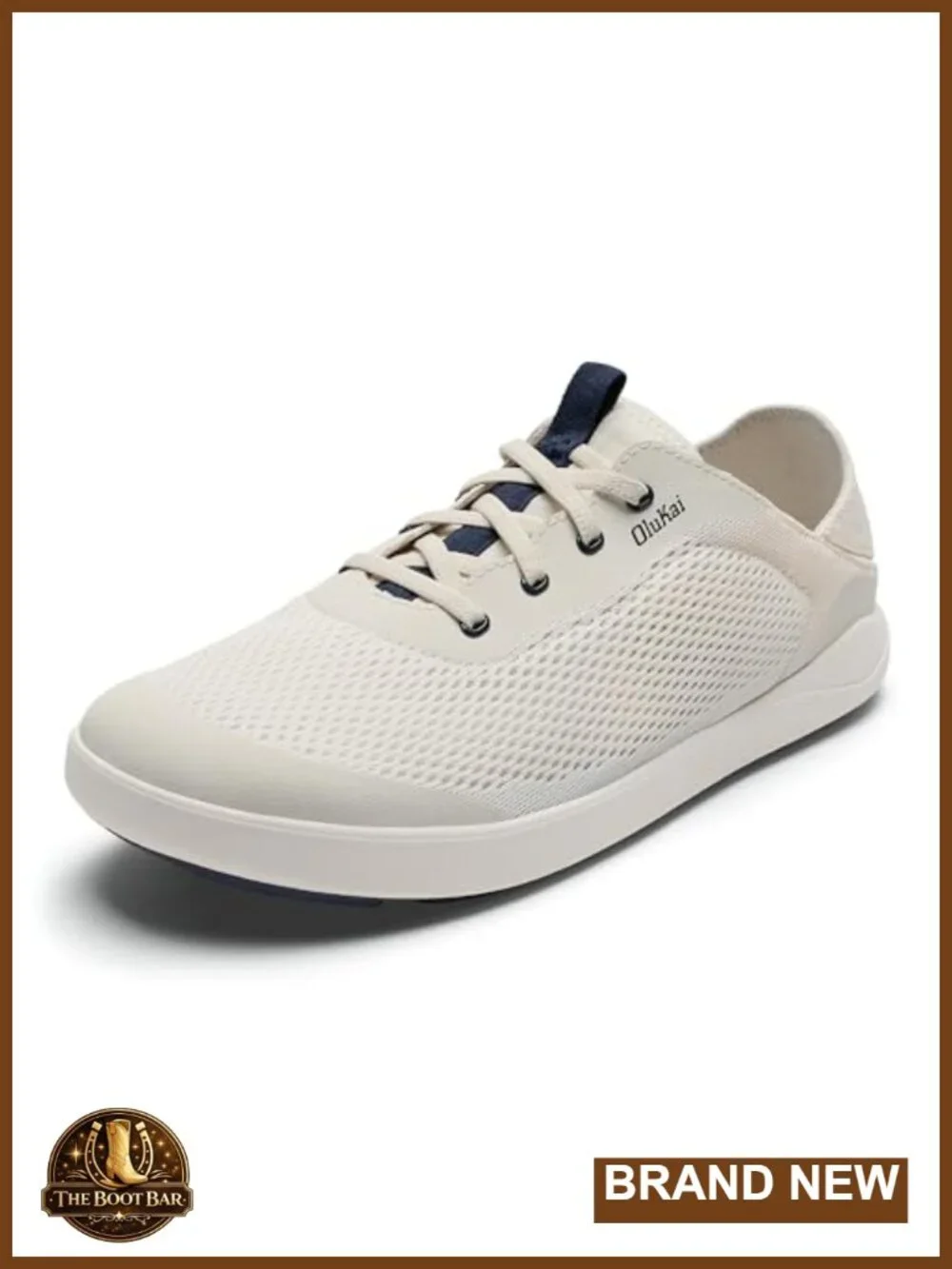 OluKai Moku Pae Slip-On Men's Breathable Mesh Boat Shoes, Lightweight